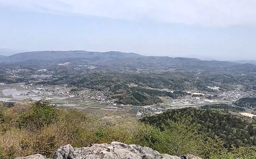 板鍋山山頂からの眺望