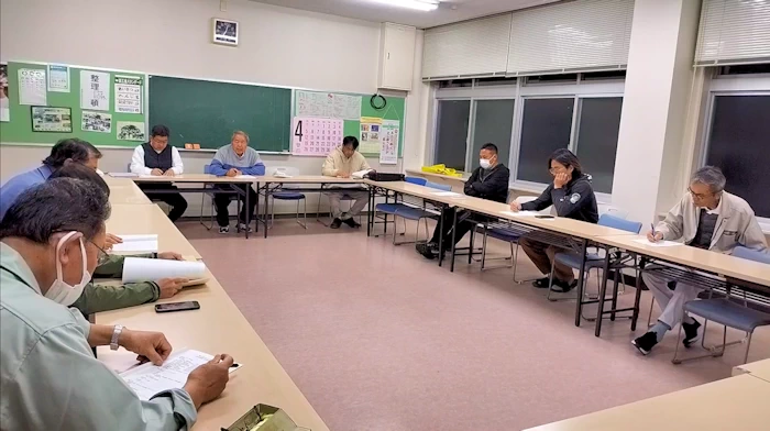 役員・調整会議の様子